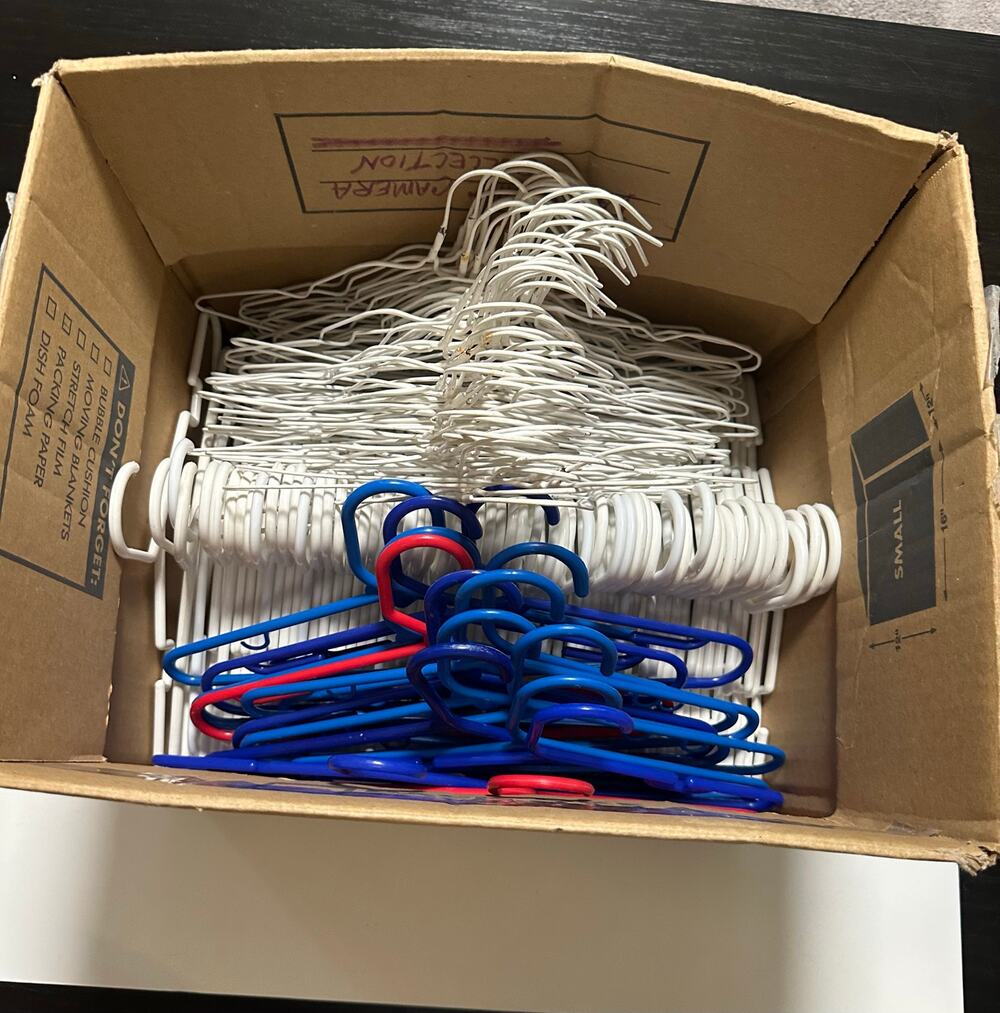 Box of Kids Hangers